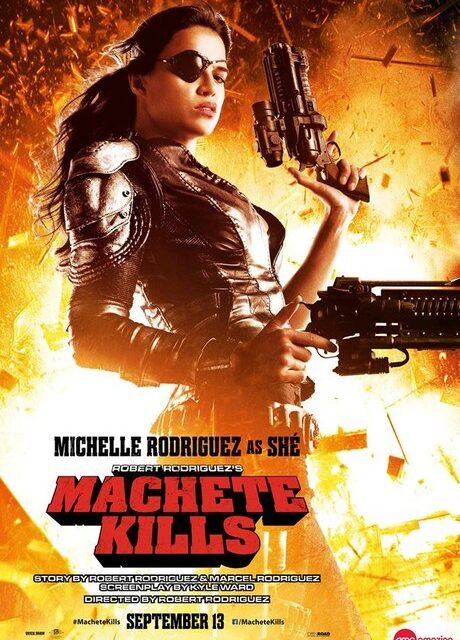 New clip of Michelle Rodriguez in action from Machete Kills