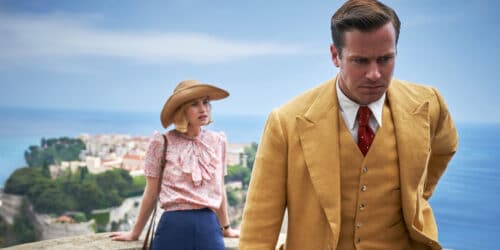 Lily James and Armie Hammer in Rebecca on Netflix