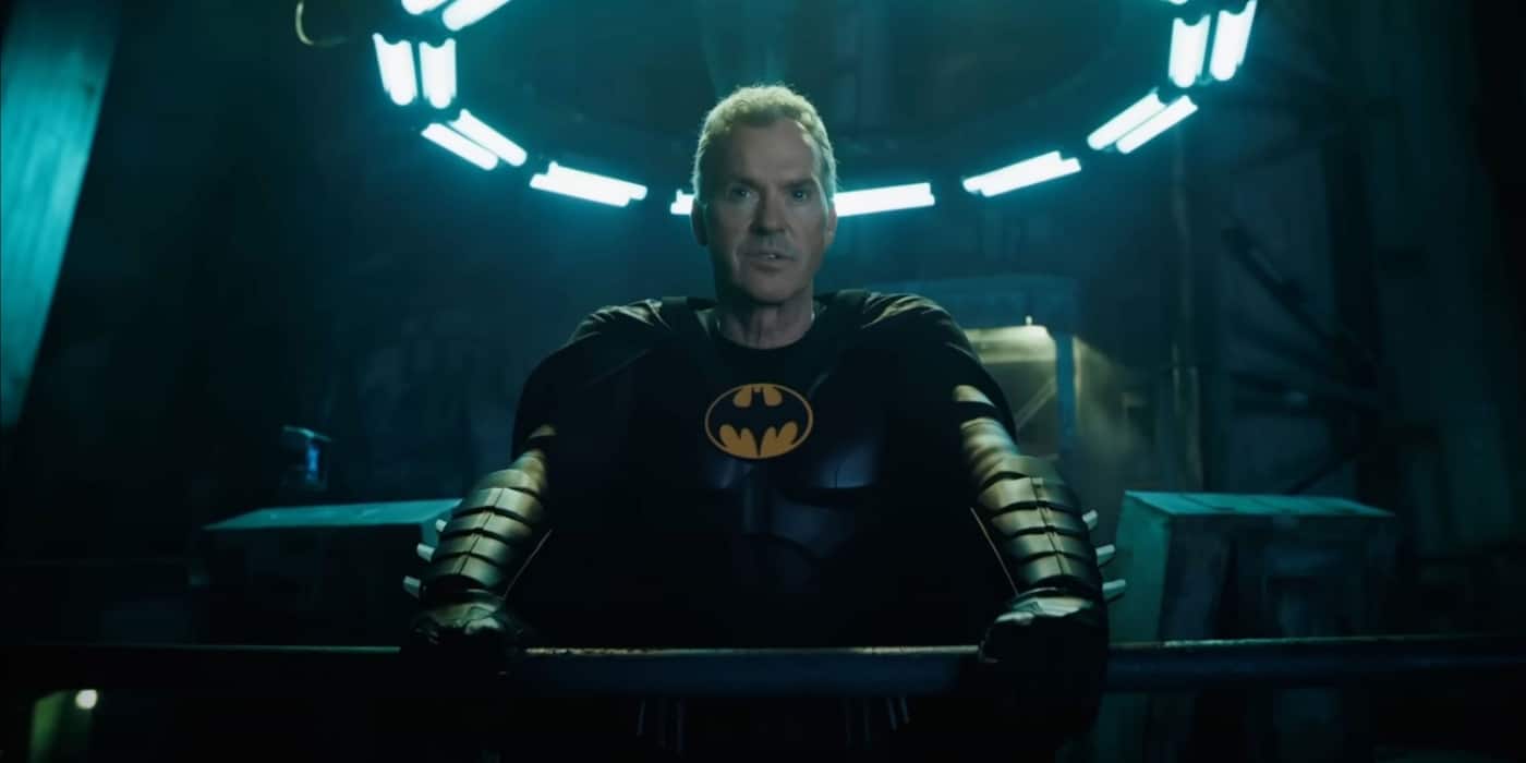 Michael Keaton as Batman in The Flash