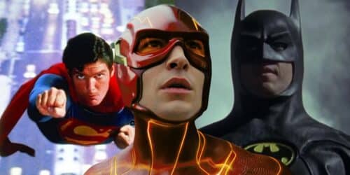 Superman, Flash and Batman in The Flash Easter eggs